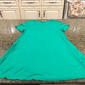 Forest Green swing dress